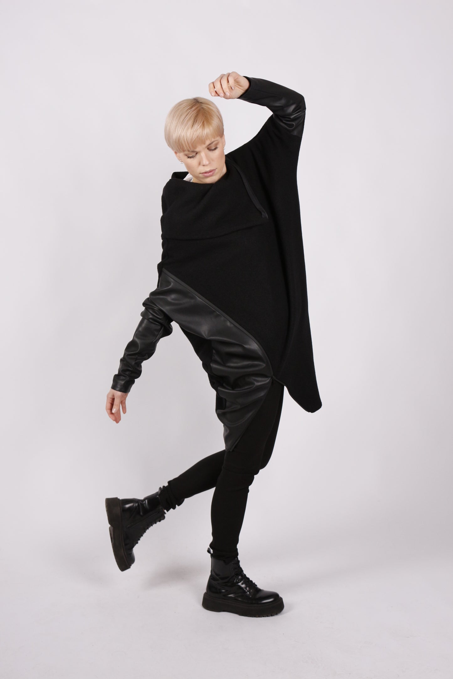 kaseee KSEOULU Pulli Merino Kunstleder