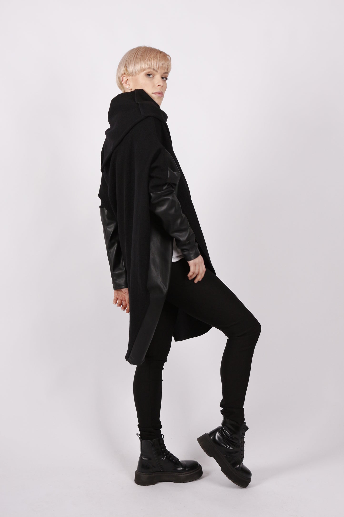 kaseee KSEOULU Pulli Merino Kunstleder