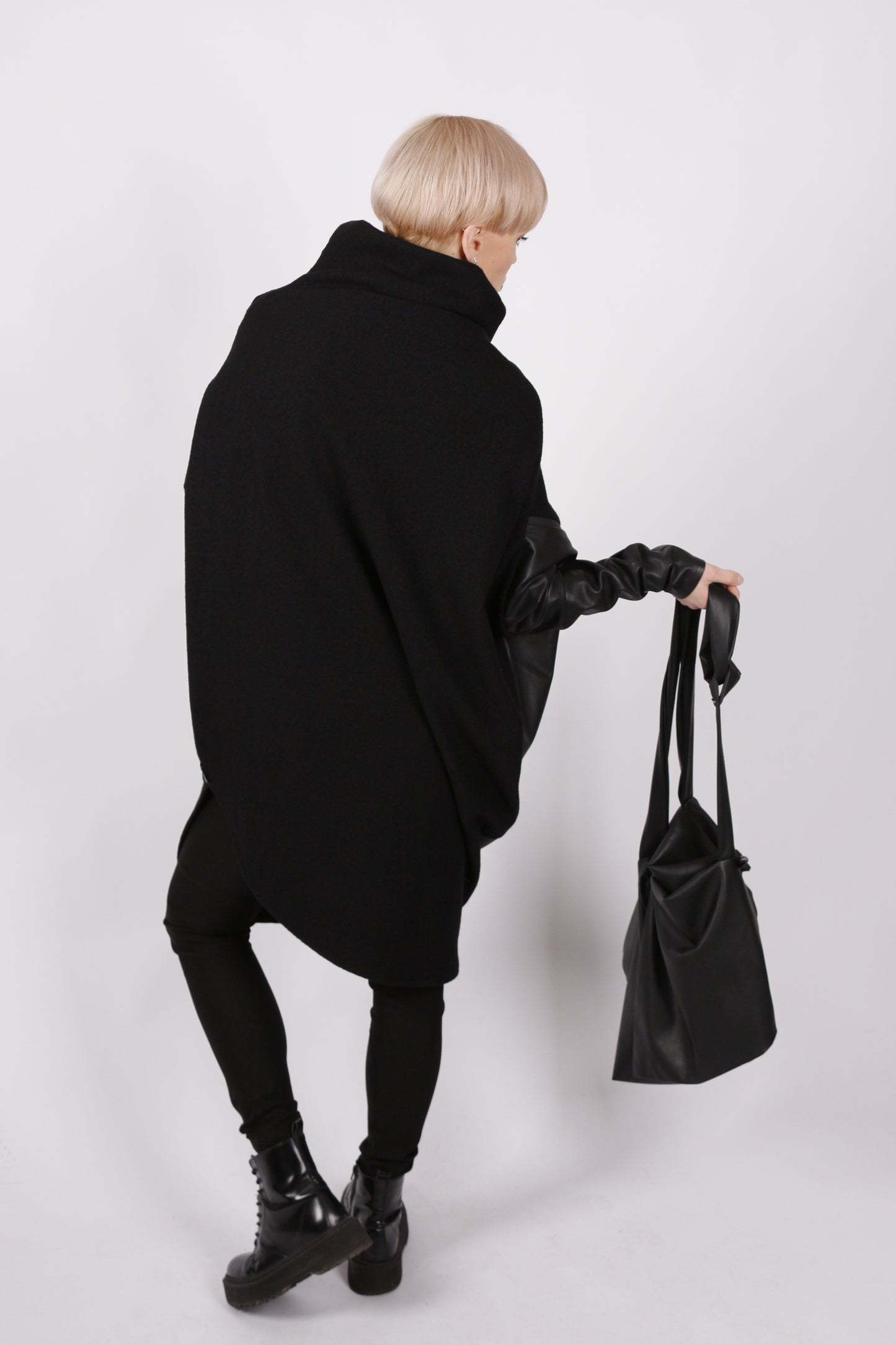 kaseee KSEOULU Pulli Merino Kunstleder