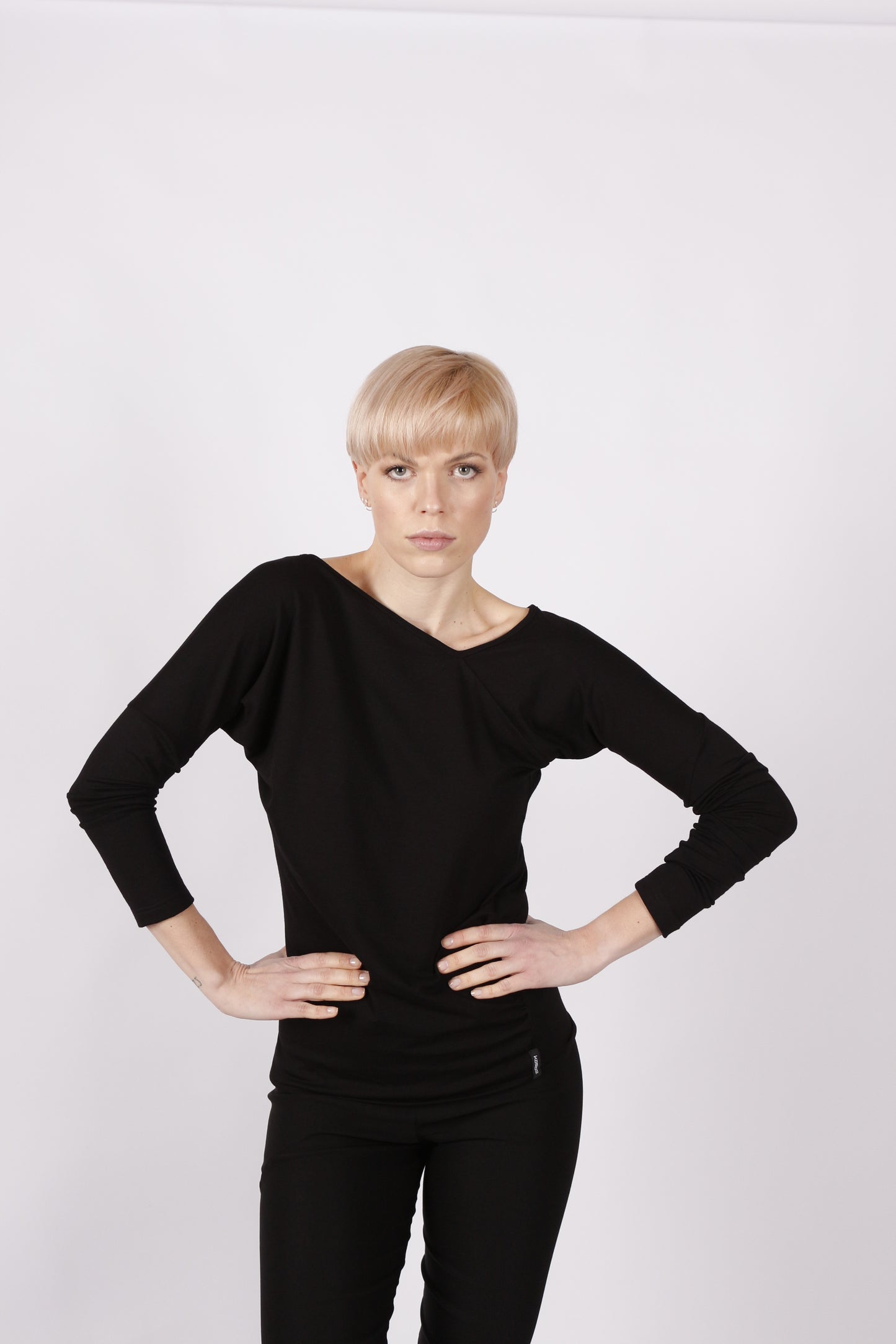 kaseee Shirt langarm Viskose