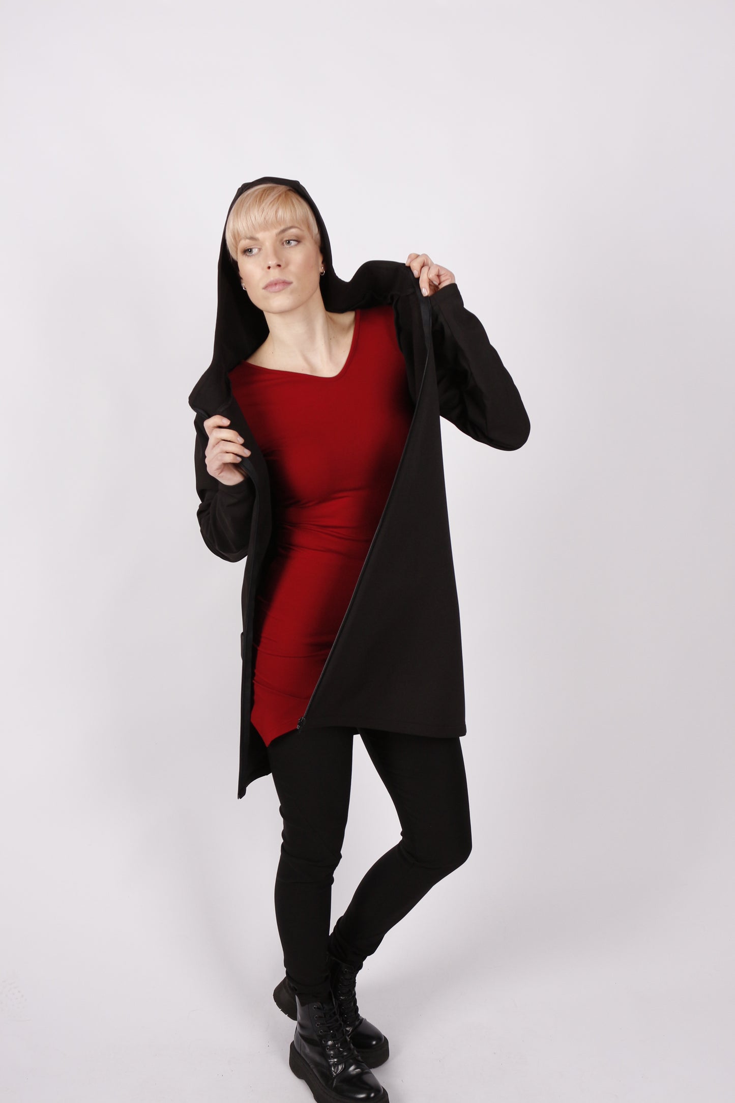 kaseee Hoodiejacke Funktionsstoff