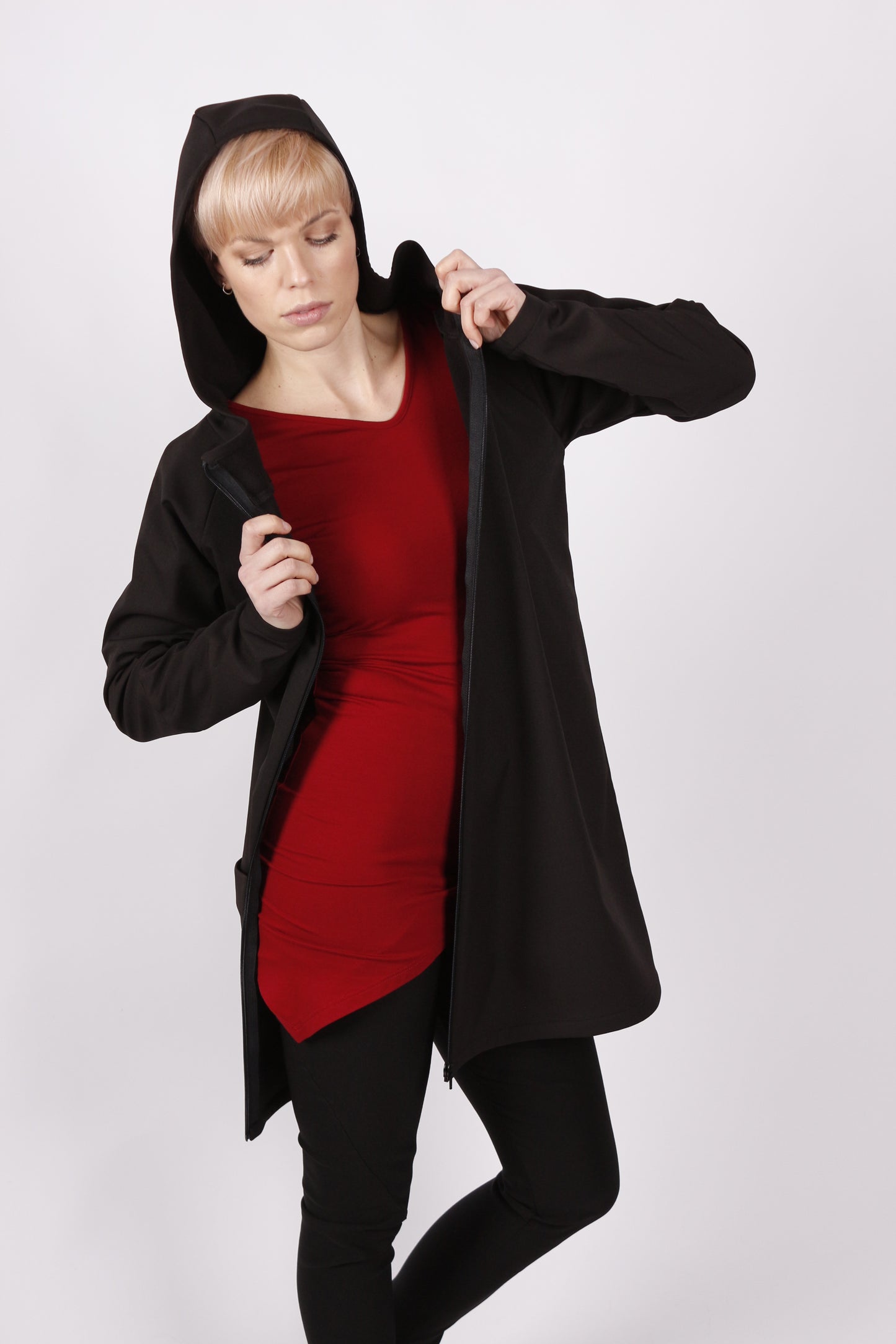 kaseee Hoodiejacke Funktionsstoff