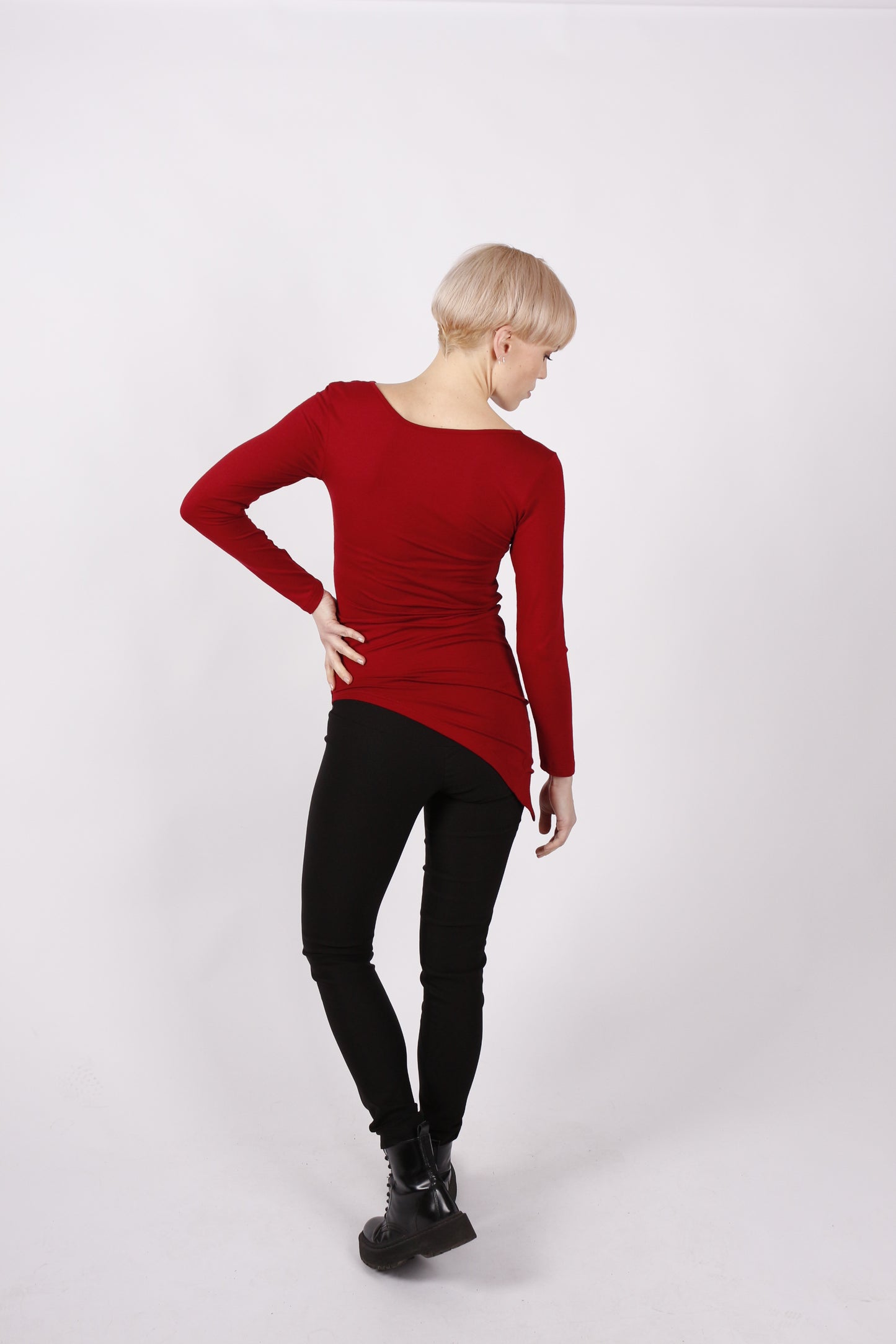 kaseee Shirt langarm Viskose