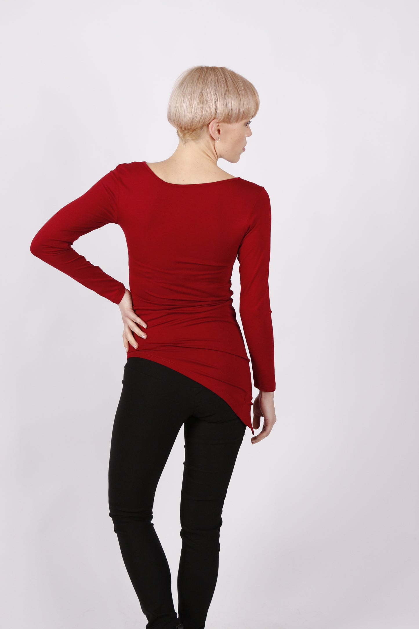 kaseee Shirt langarm Viskose