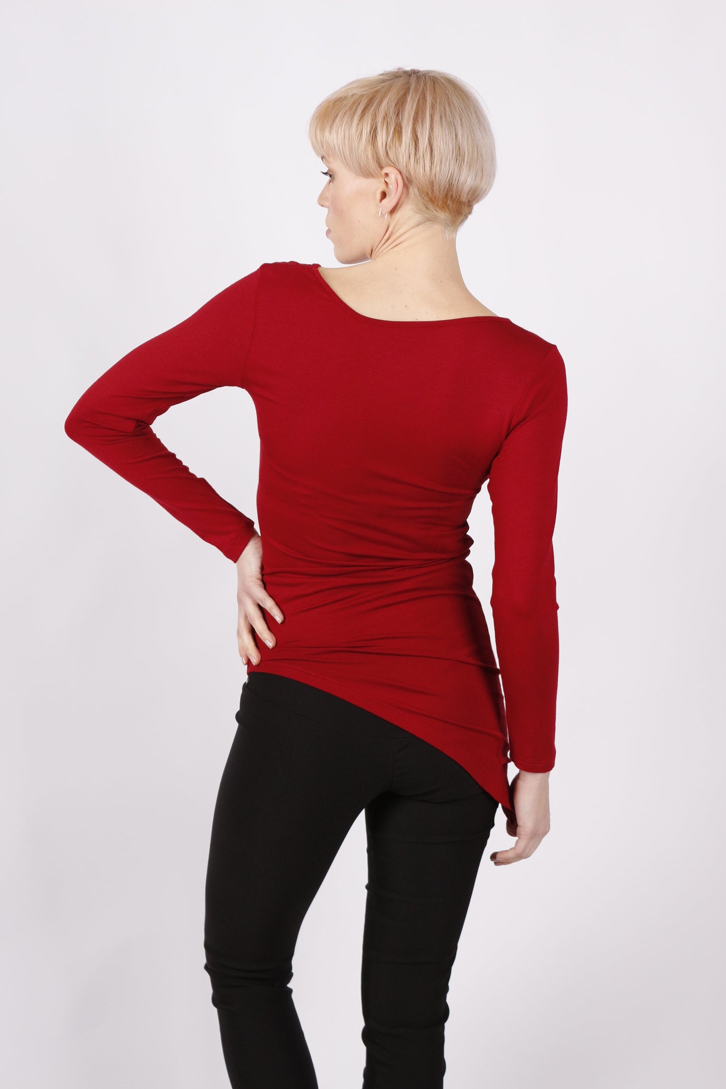kaseee Shirt langarm Viskose