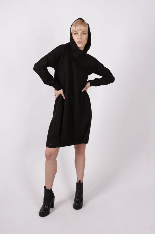 kaseee KSEHOODIKLEID weit Romanit mit Falten