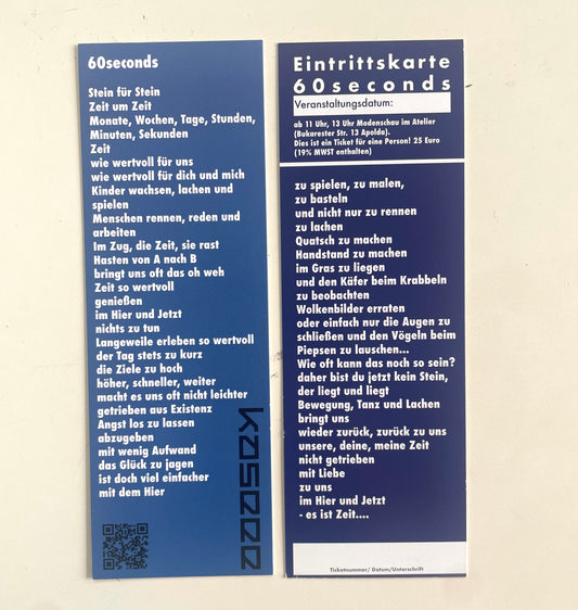Ticket für die Kollektionspräsentation am 05.12.2026