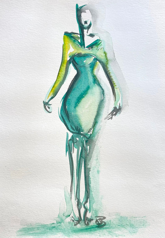 Aquarell Zeichnung