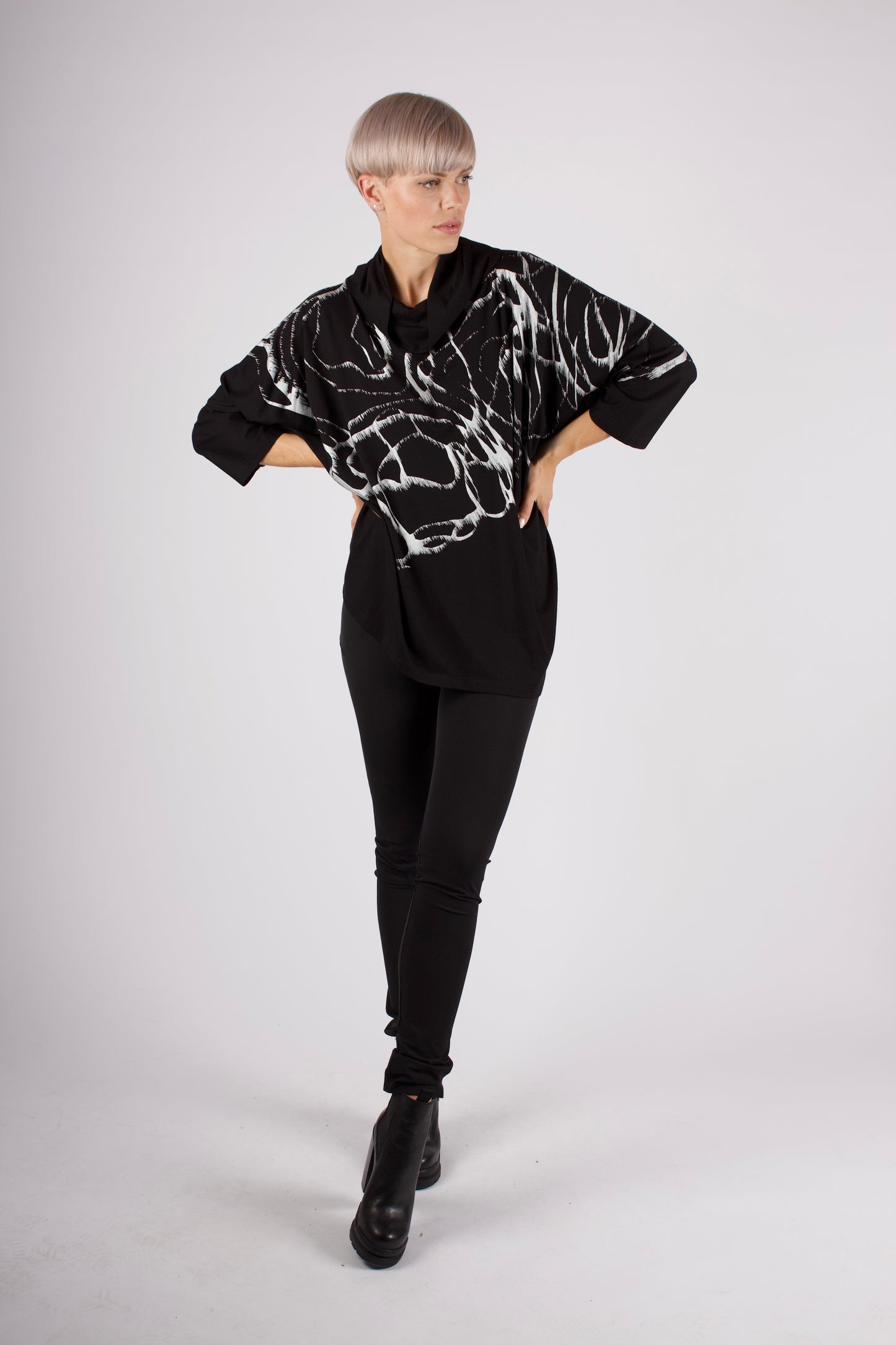 kaseee KSEVALENTIN Oberteil Viskose mit Druck