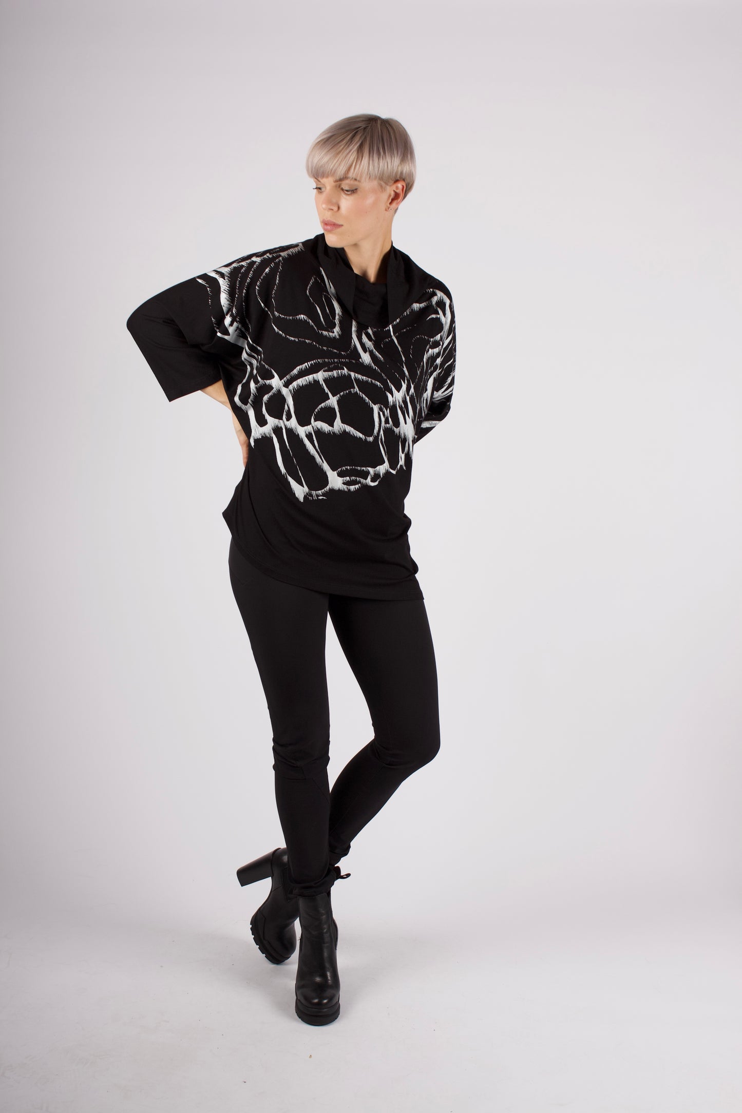 kaseee KSEVALENTIN Oberteil Viskose mit Druck