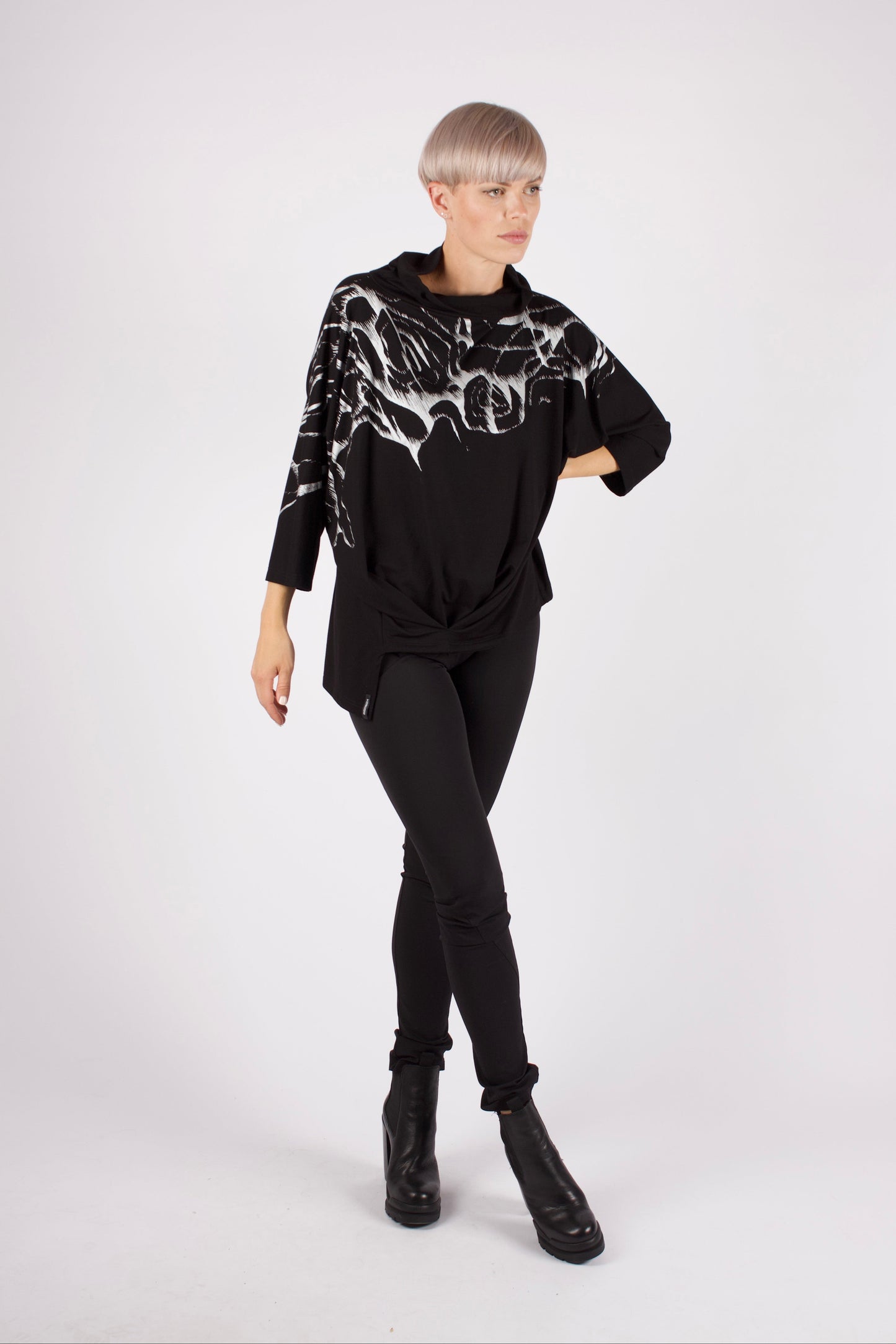 kaseee KSEVALENTIN Oberteil Viskose mit Druck