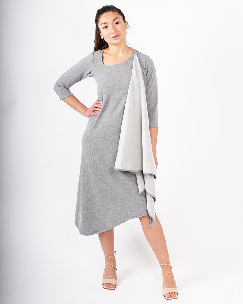 kaseee Kleid mit großer Schärpe