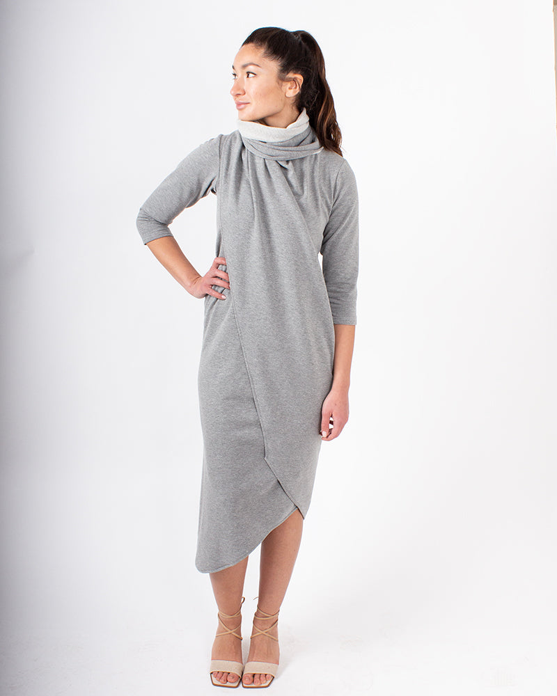 kaseee Kleid mit großer Schärpe